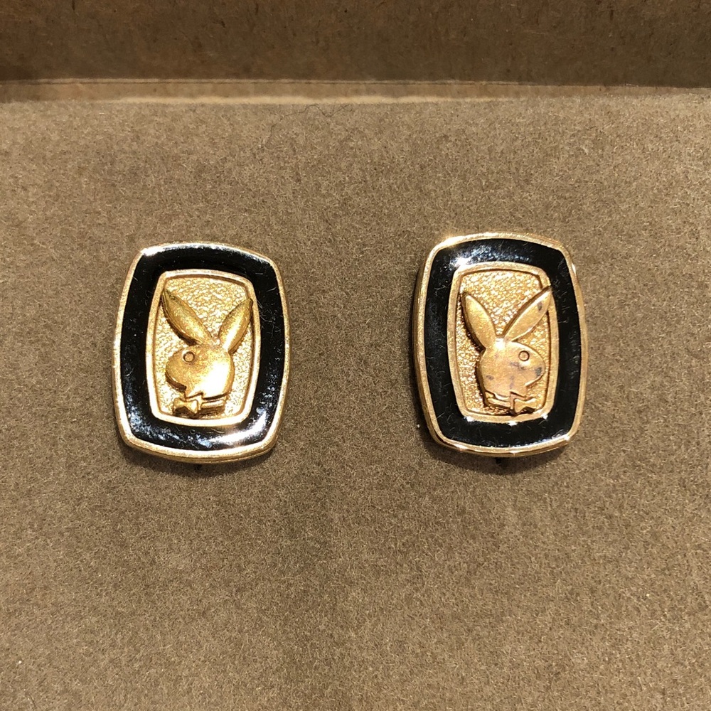 Vintage Playboy Clip on earrings.